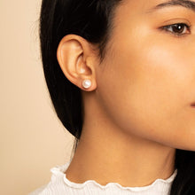 Load image into Gallery viewer, Pearl Stud Earrings - Small Organic Pearl