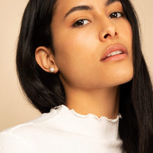 Load image into Gallery viewer, Pearl Stud Earrings - Small Organic Pearl