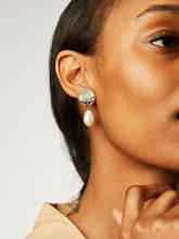 Load image into Gallery viewer, Astro Pearl Earrings - Moon

