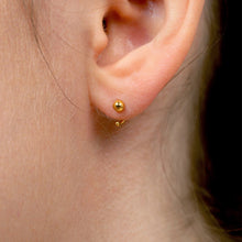 Load image into Gallery viewer, Ball Hoop Earrings - Claire
