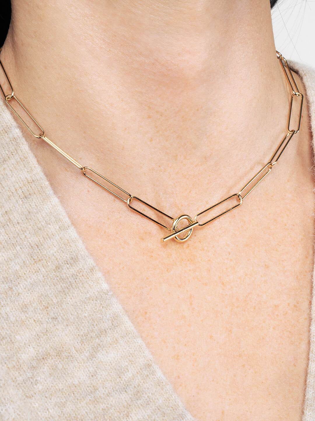 Large Paperclip Chain Necklace – Bella Madre Jewelry