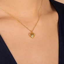 Load image into Gallery viewer, Heart locket necklace - Amour Locket
